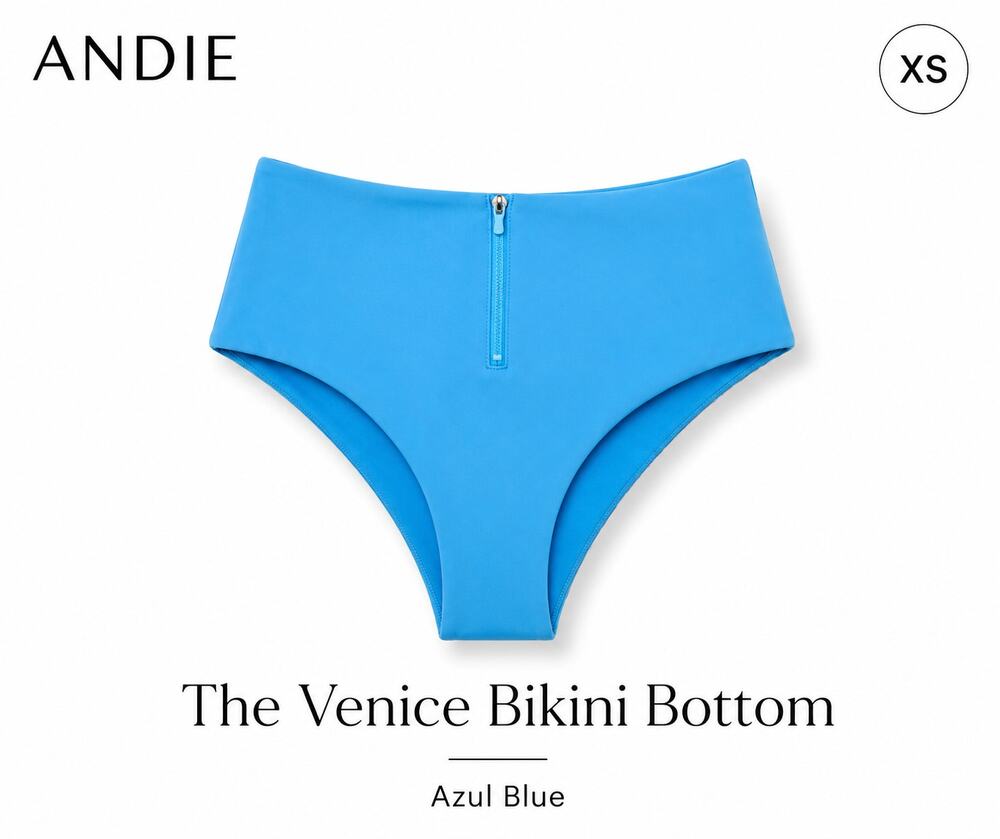 Andie Swim 'The Venice' Bikini Bottom · New Azul Size XS